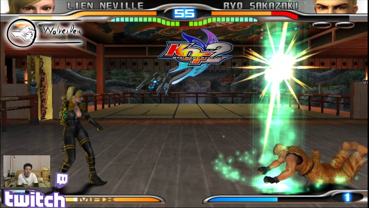 (PS2) KOF Maximum Impact 2 - 04 - Lien Neville - Lv Maniac - Ion CANON!