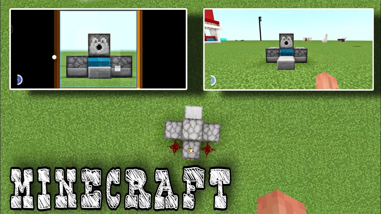 cara membuat meriam TNT simpel di minecraft