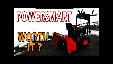 PowerSmart Snowblower - 212 cc Gas Powered 24 Inch 2 Stage