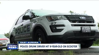 Nine-year-old struck by alleged drunk driver