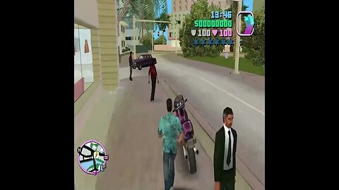 Tommy Meets CJ in GTA Vice City For The First Time