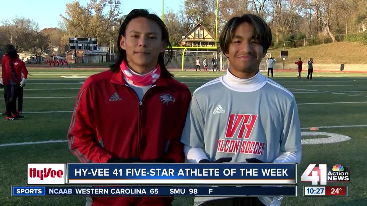 Van Horn boys soccer pair lights it up