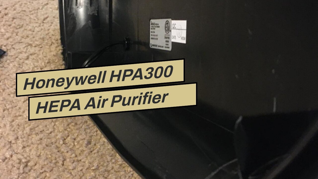 Honeywell HPA300 HEPA Air Purifier Extra-Large Room (465 sq. ft), Black