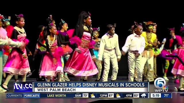 WPTV's Glenn Glazer helps Disney Musicals in Schools