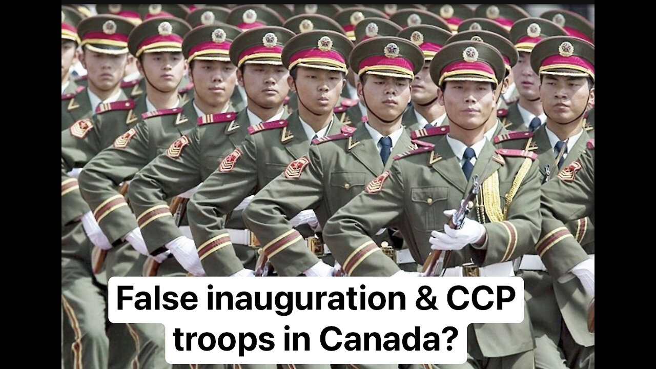 False inauguration & CCP troops in Canada? Simon Parkes, Ahithophel