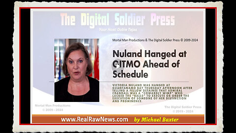 Victoria Nuland Hanged at GITMO on 4-11-2024.