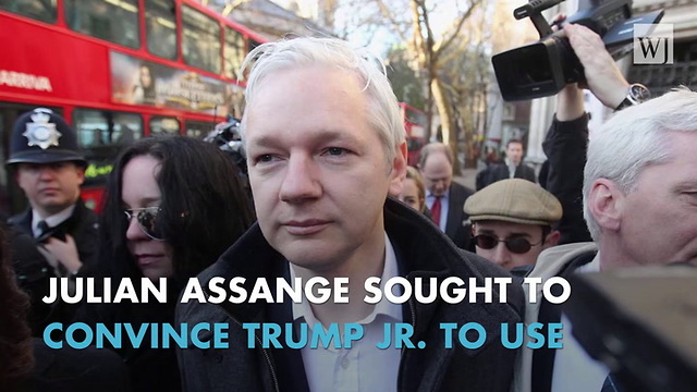 Assange Wanted Donald Trump Jr. To Publish Emails On WikiLeaks