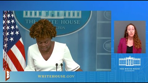 WH Press Secretary Karine Jean-Pierre speaking with reporters...