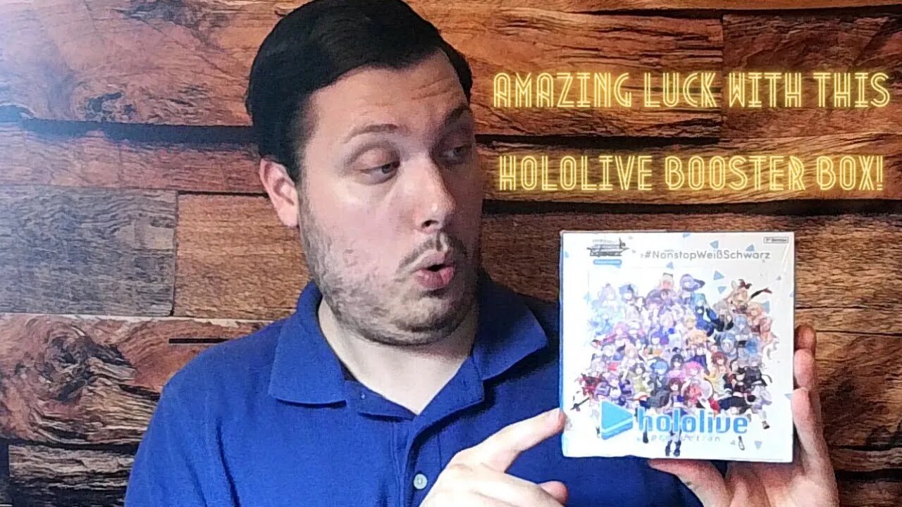 Opening a Hololive Production booster box!