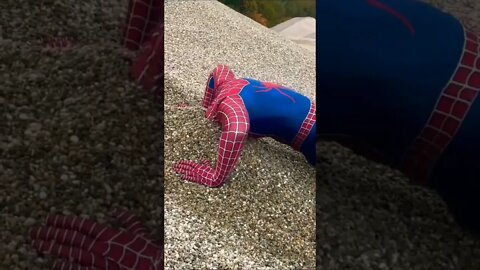 Spider-Man head is stuck #shorts
