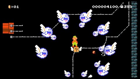 Mario Maker 2 More Ghost House Puzzle Levels