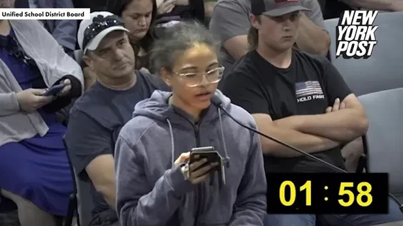 Student Tells It Like It Is In School Board Meeting