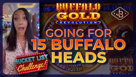 Can I Pull Off the Impossible 15 Buffalo Gold Head Challenge?!