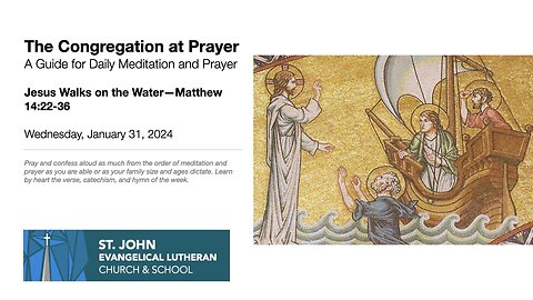 Jesus Walks on the Water—Matthew 14:22-36