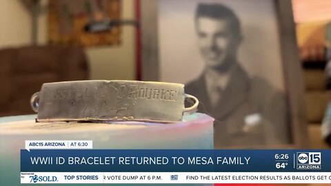 WWII bracelet returned to Mesa family