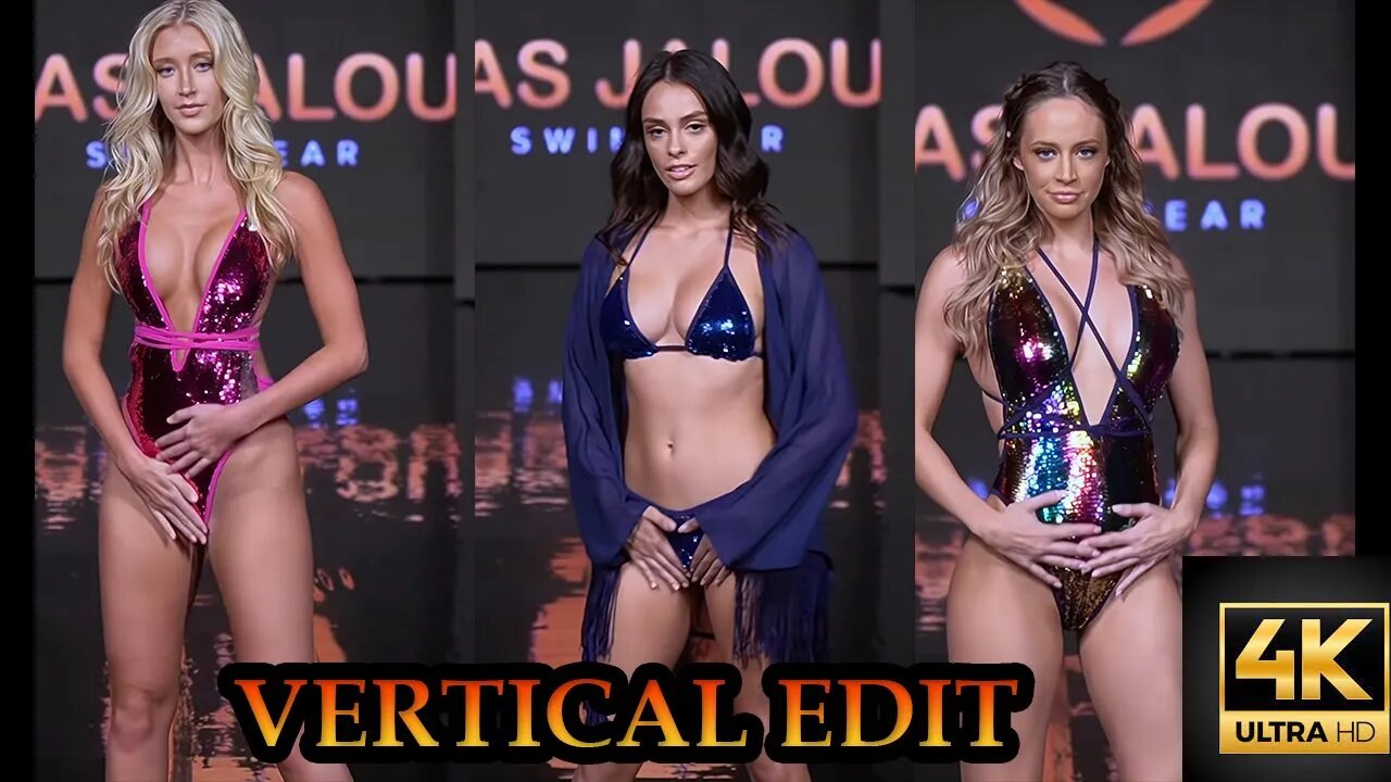 *Remastered* in Vertical 4k Pas Jalou Swimwear Fashion Show | 2022 Upload