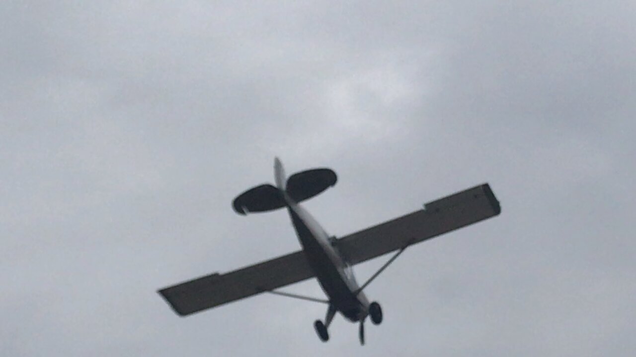 Bush plane landing