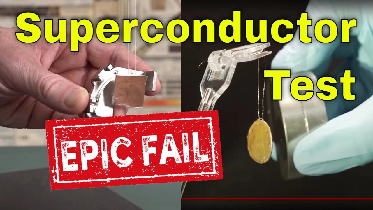 EEVblog 1555 - Korean LK-99 Ambient Temperature Superconductor Demo Video FAIL!