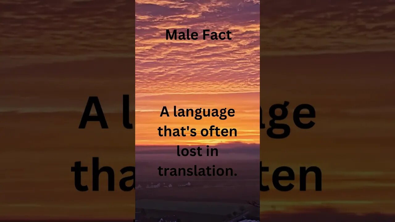 Male Fact