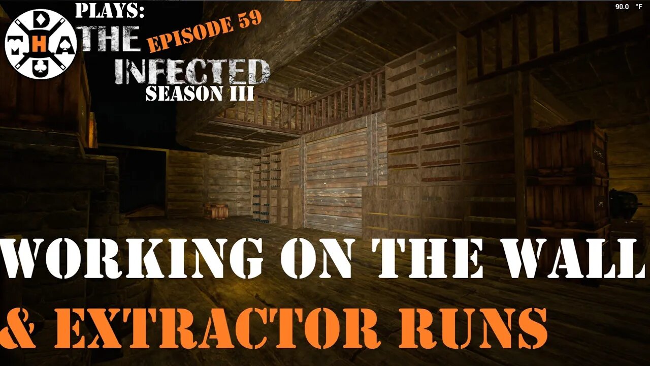The Infected Gameplay S3EP59 Working On The Ingot Storage Wall & Extractor Runs!