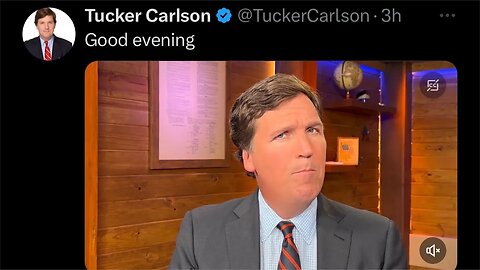 Tucker Carlson finally breaks his silence and BREAKS Twitter!