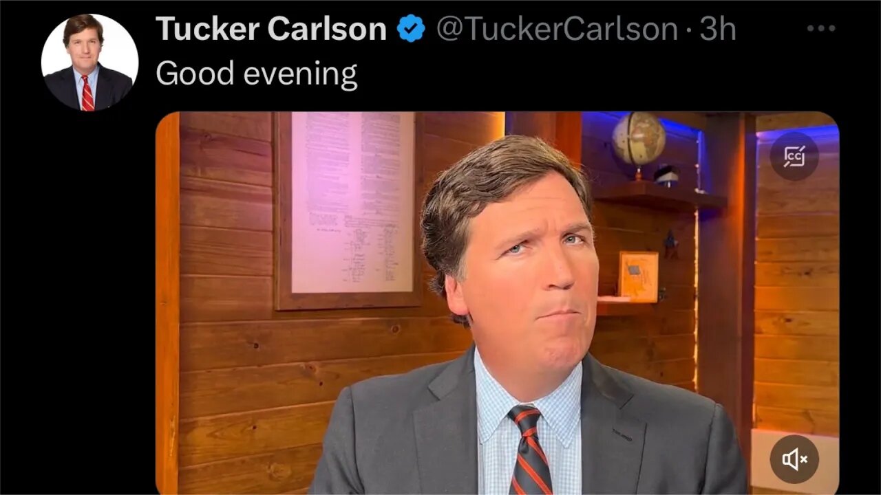 Tucker Carlson finally breaks his silence and BREAKS Twitter!