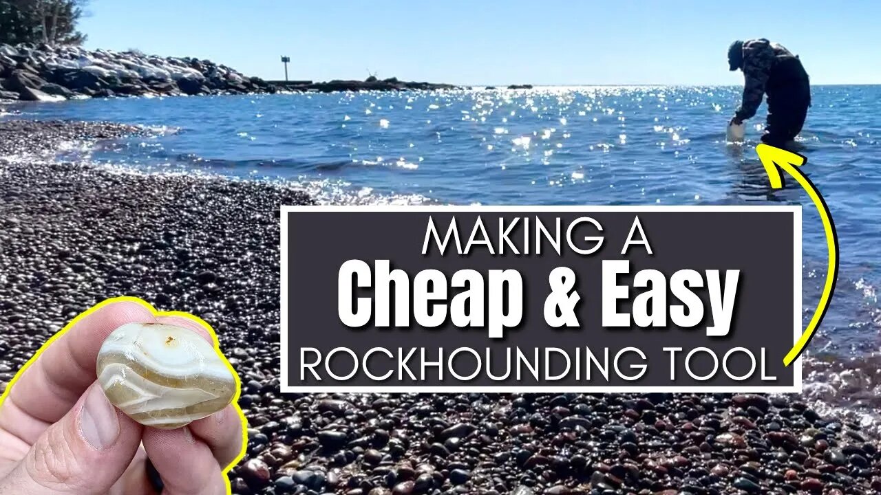 EASY rockhounding tool made to find more AGATES | Lake Superior Rocks