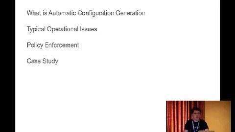 Automatic Configuration Generation and Auditing of Network