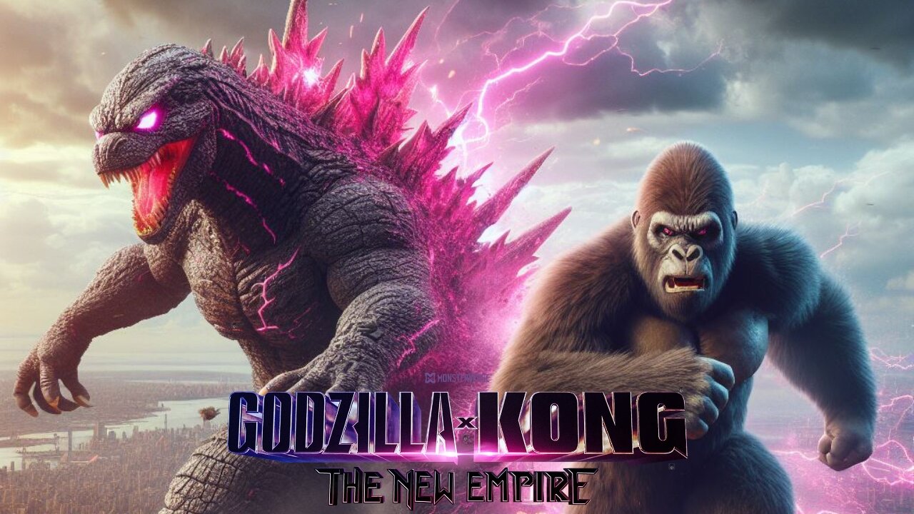 "Apex Predators Clash: Godzilla x Kong - Battle Royale!"