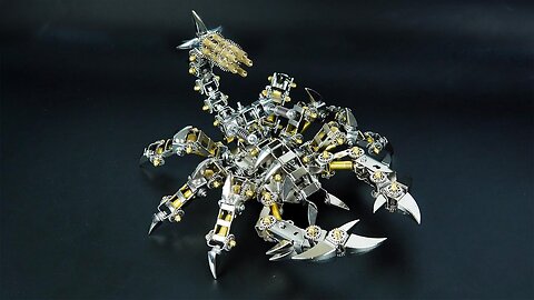 How to Assembly 3D Stainless Steel War Scorpion Mechanical