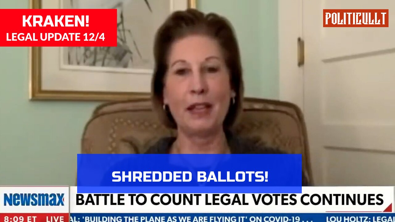 Sidney Powell Legal Update 12/4 - Shredded Ballots