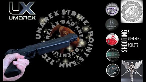 Umarex Strike Point .22cal shooting 5 different pellets