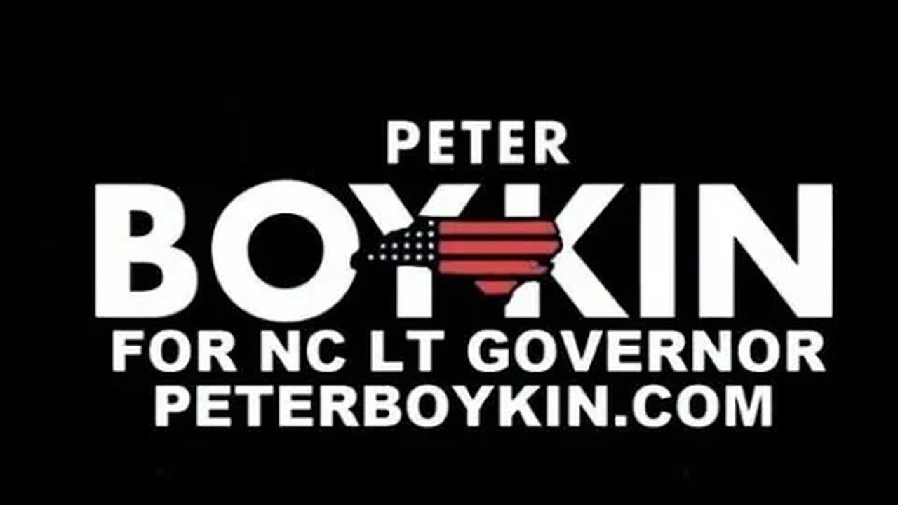 Peter Boykin Candidate For NC Lt Governor Late July Update