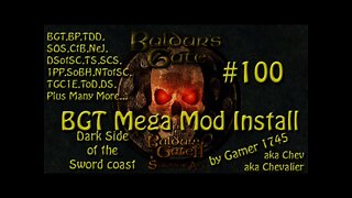 Let's Play Baldur's Gate Trilogy Mega Mod Part 100 - Dark Side