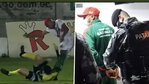 Brazilian footballer William Ribeiro arrested after he kicks referee in the head