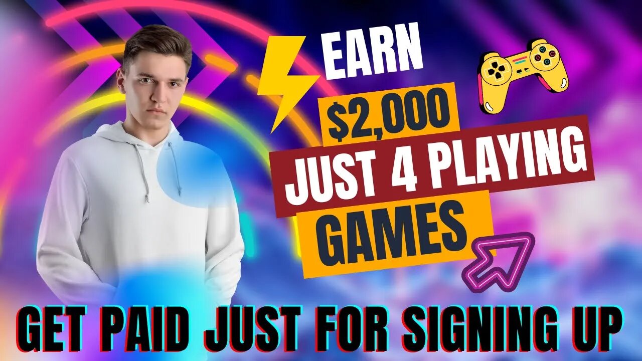 Free Game Pays REAL Money INSTANTLY! Just For Signing Up＊Not Clickbait＊Win Up To $2,000 #earn #cash