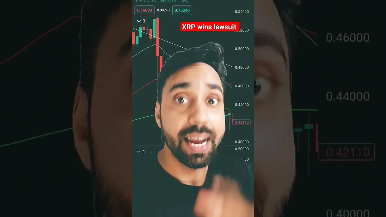 XRP Ripples wins SEC lawsuit. XRP to 💯🚀💰💰