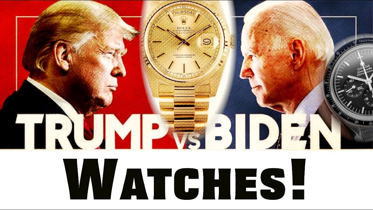 Watches: Trump Vs Biden | wrist Watches | who has better taste ???