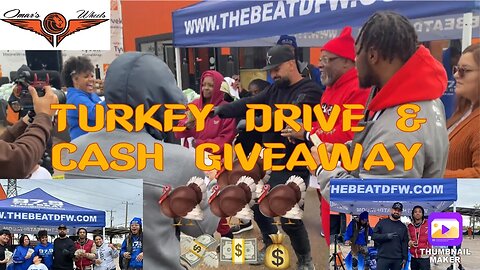 ​Annual Turkey Drive & Cash Give Away by: @omarswheels & @979thebeat