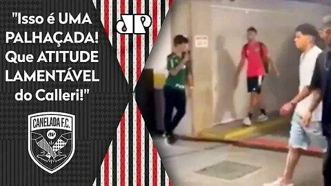 VERGONHOSO! Calleri DÁ TAPA em CELULAR de torcedor do Palmeiras após VICE do São Paulo!