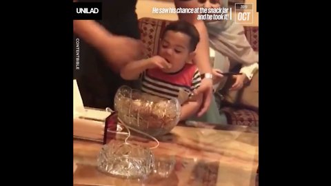 When tea is in 15 minutes, but you can't be trusted near the snack jar...