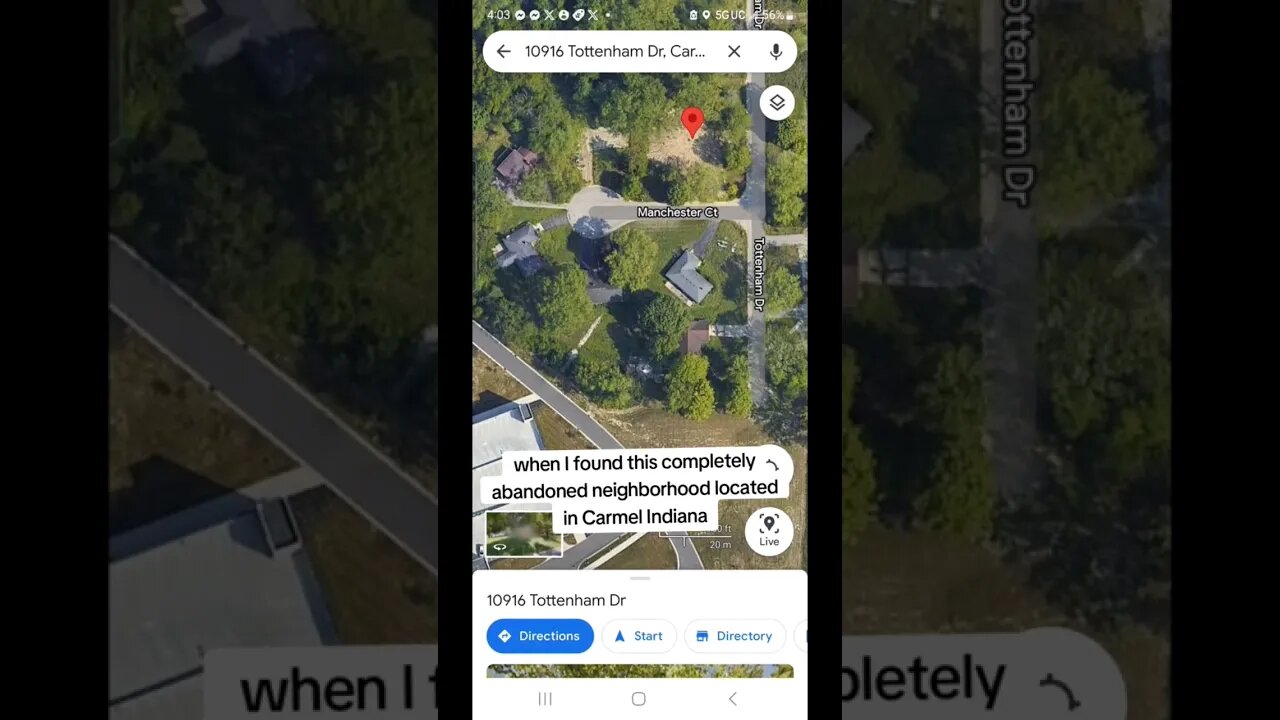 I found an abandoned neighborhood in Carmel, Indiana