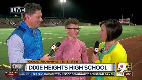 Dixie Heights HS junior looking forward to first home football game