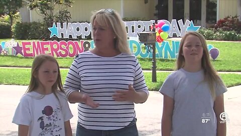 5 children on Palm Beach Gardens street have same birthday