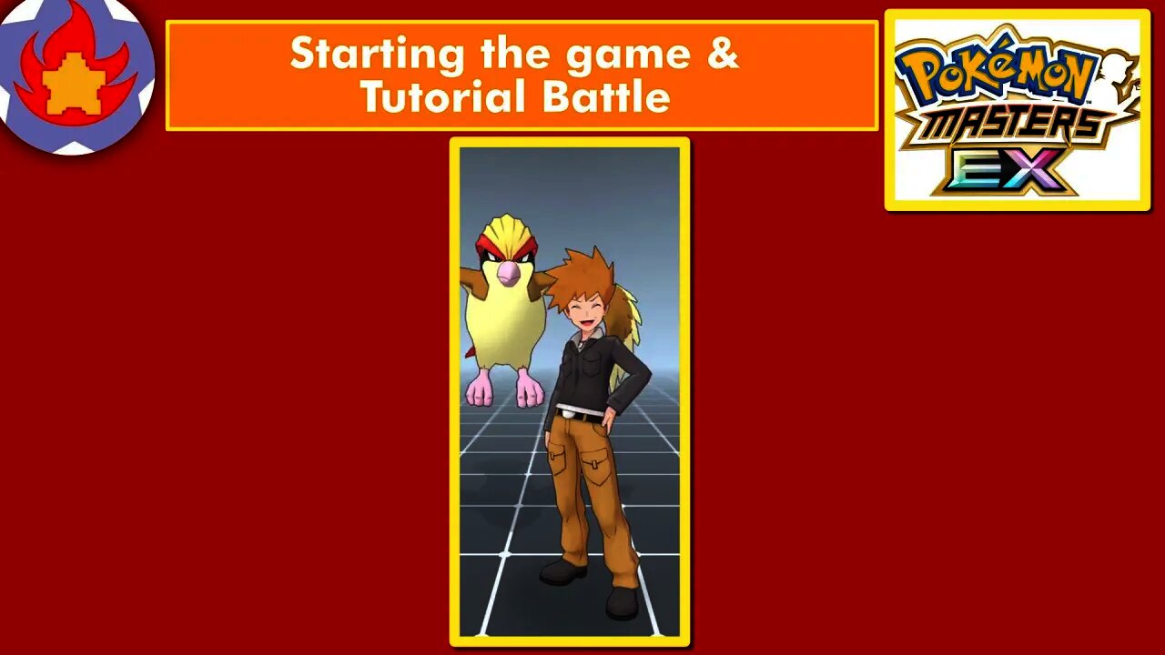 Starting The Game & Tutorial Battle | Pokemon Masters EX