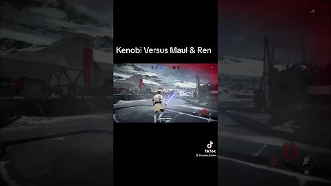 Kenobi Versus Darth Maul and Ren #gaming #ps5 #ps4 #crazy #fun #viral