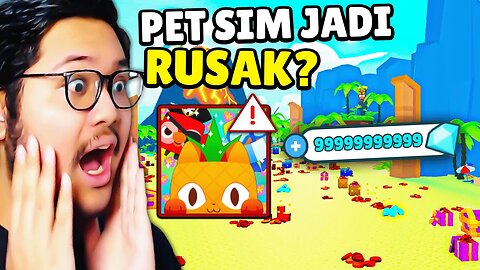 AKU DAPET BANYAK GEMS SAMPE BUAT PET SIMULATOR X RUSAK!?