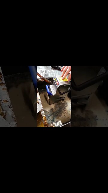 Placing a coolant filter in the tank for fast cleaning