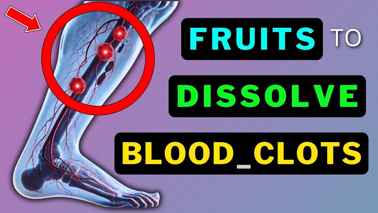 Best Fruits to Dissolve Blood Clots!