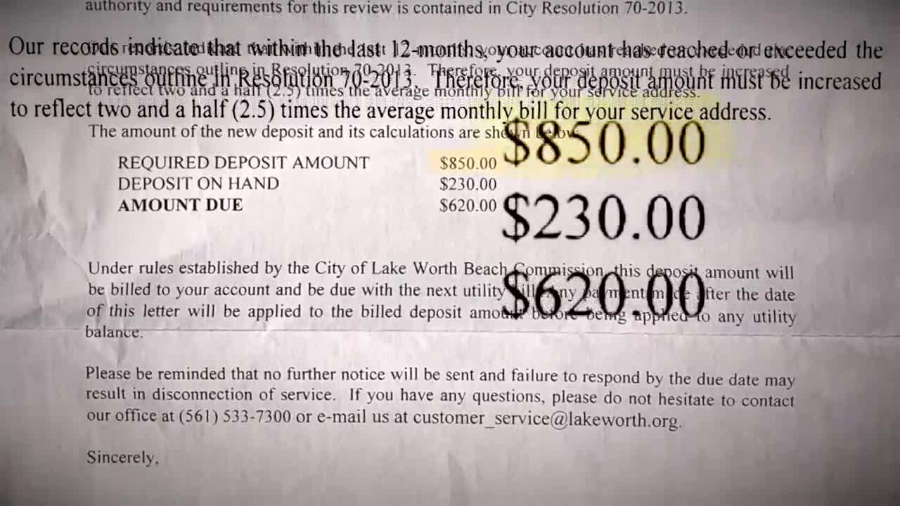 Lake Worth Beach electric customers hit with additional deposit in the hundreds of dollars